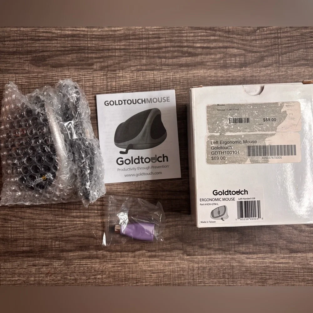 Goldtouch Left-Handed Ergonomic Vertical Mouse